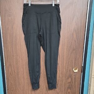 Fit USA Size L Black Indy Active Joggers